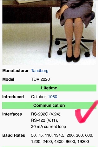 Источник https://terminals-wiki.org/wiki/index.php/Tandberg_TDV_2220