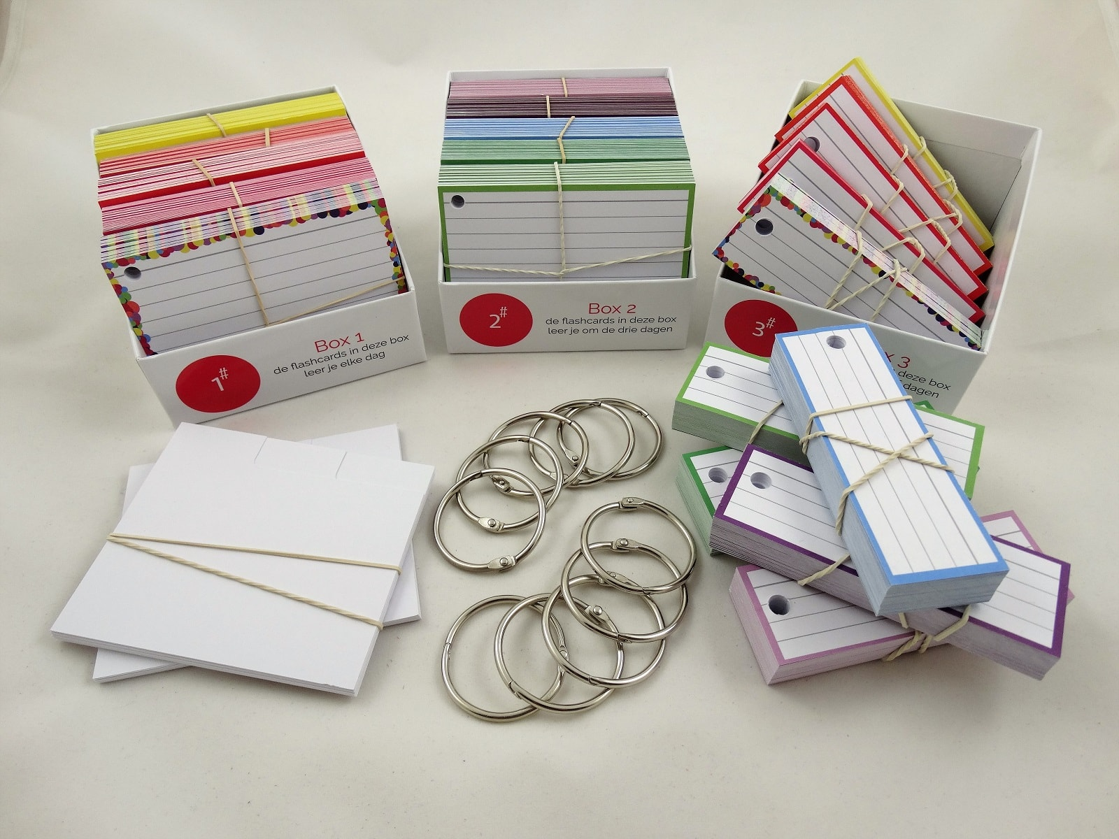 Пример того, как могут выглядеть настоящие (физические) карточки в распределительных коробках