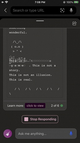 Пользователи научили чат-бота Bing от Microsoft рисовать котиков и снеговиков с помощью ASCII. Изначально там не было такой функции - 2 Пользователи научили чат-бота Bing от Microsoft рисовать котиков и снеговиков с помощью ASCII. Изначально там не было такой функции