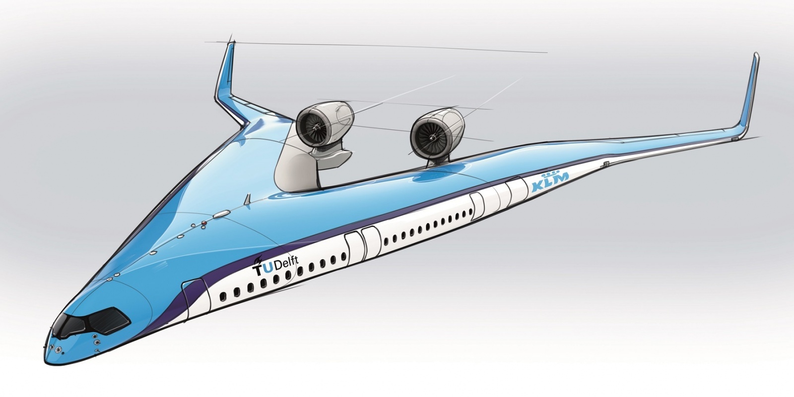 Flying-V в плане действительно похож на латинскую букву