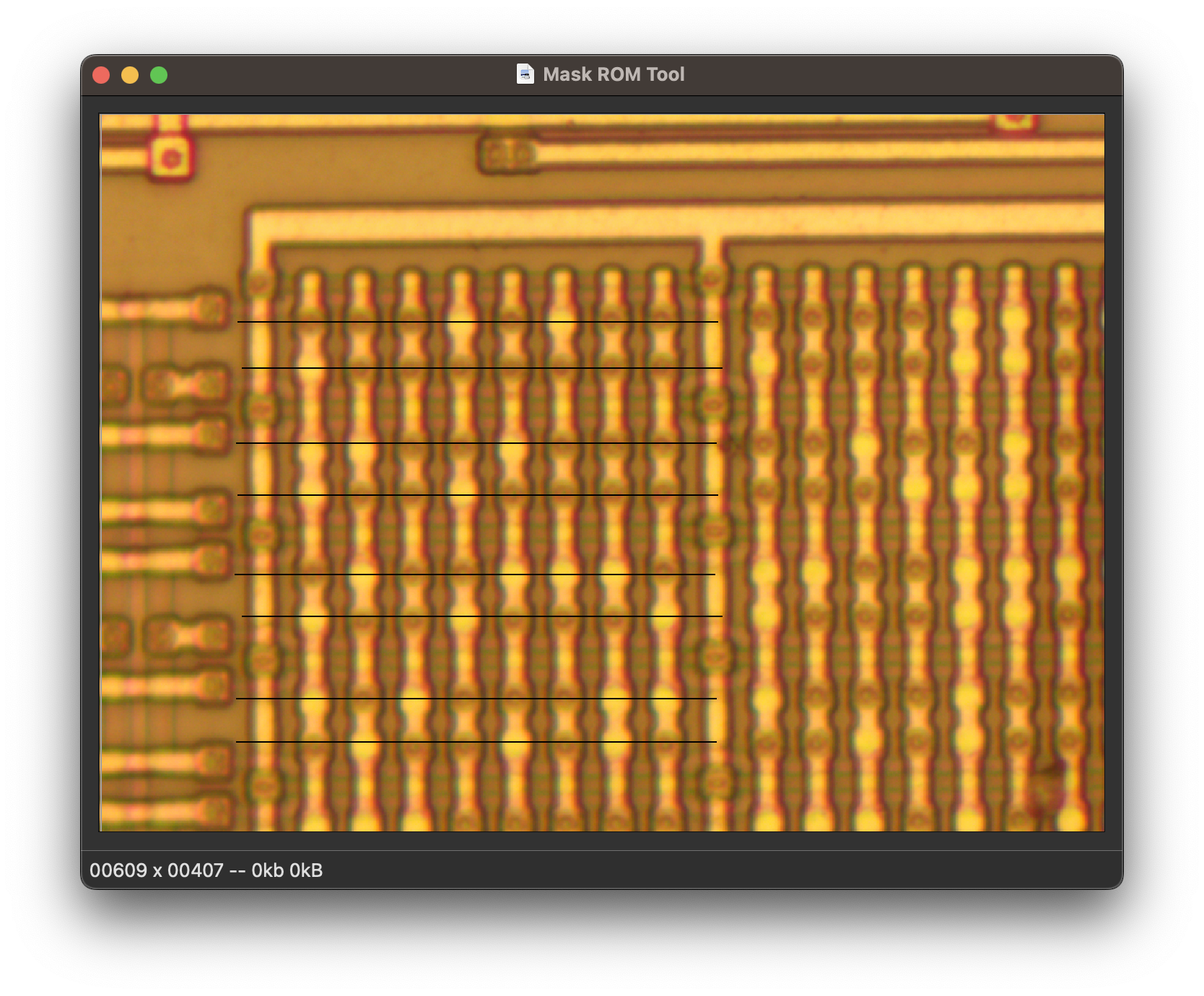 Извлекаем прошивку GameBoy по фотографии чипа - 2 Извлекаем прошивку GameBoy по фотографии чипа - 2