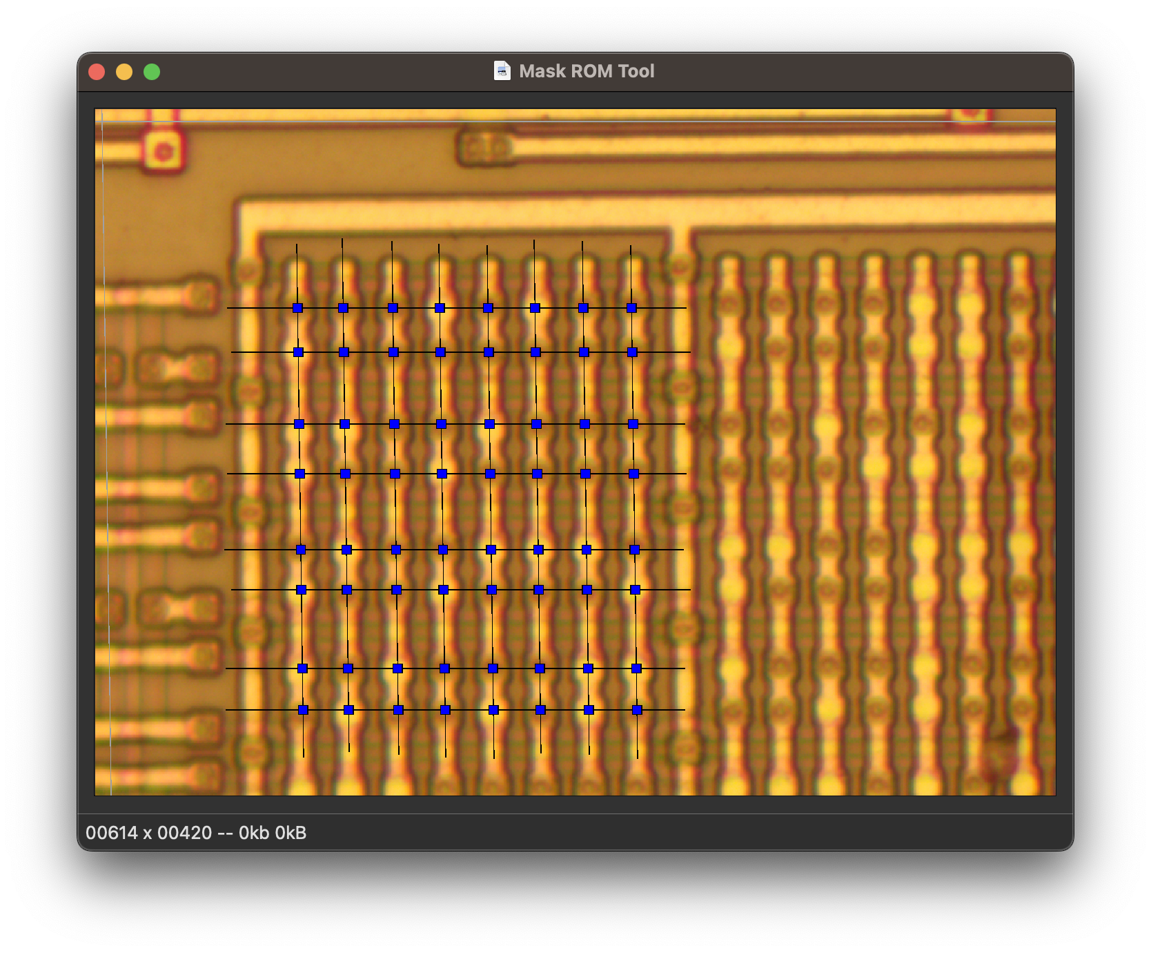 Извлекаем прошивку GameBoy по фотографии чипа - 3 Извлекаем прошивку GameBoy по фотографии чипа - 3
