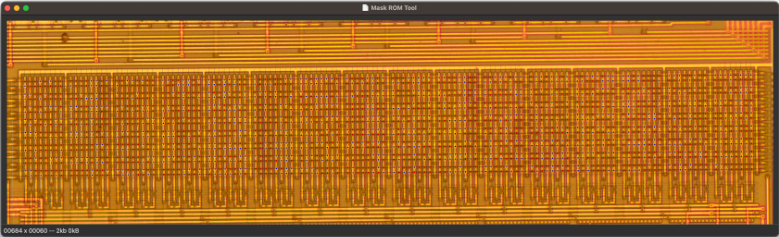 Извлекаем прошивку GameBoy по фотографии чипа - 6 Извлекаем прошивку GameBoy по фотографии чипа - 6