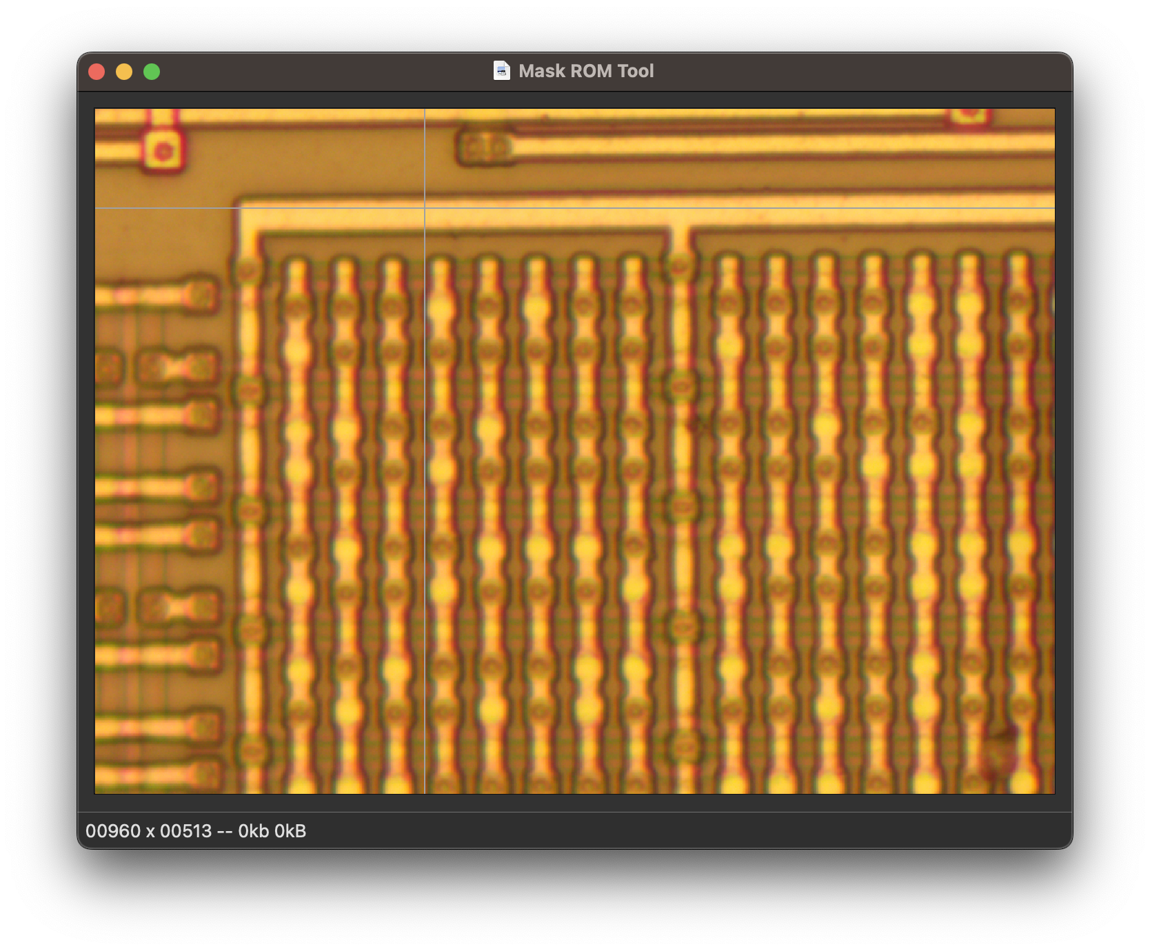 Извлекаем прошивку GameBoy по фотографии чипа - 1 Извлекаем прошивку GameBoy по фотографии чипа - 1