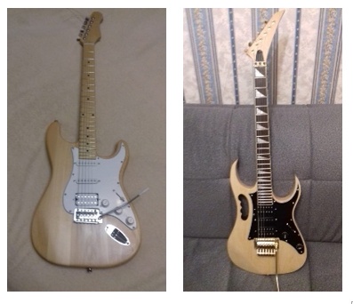 Fender Stratocaster и Ibanez JEM 777