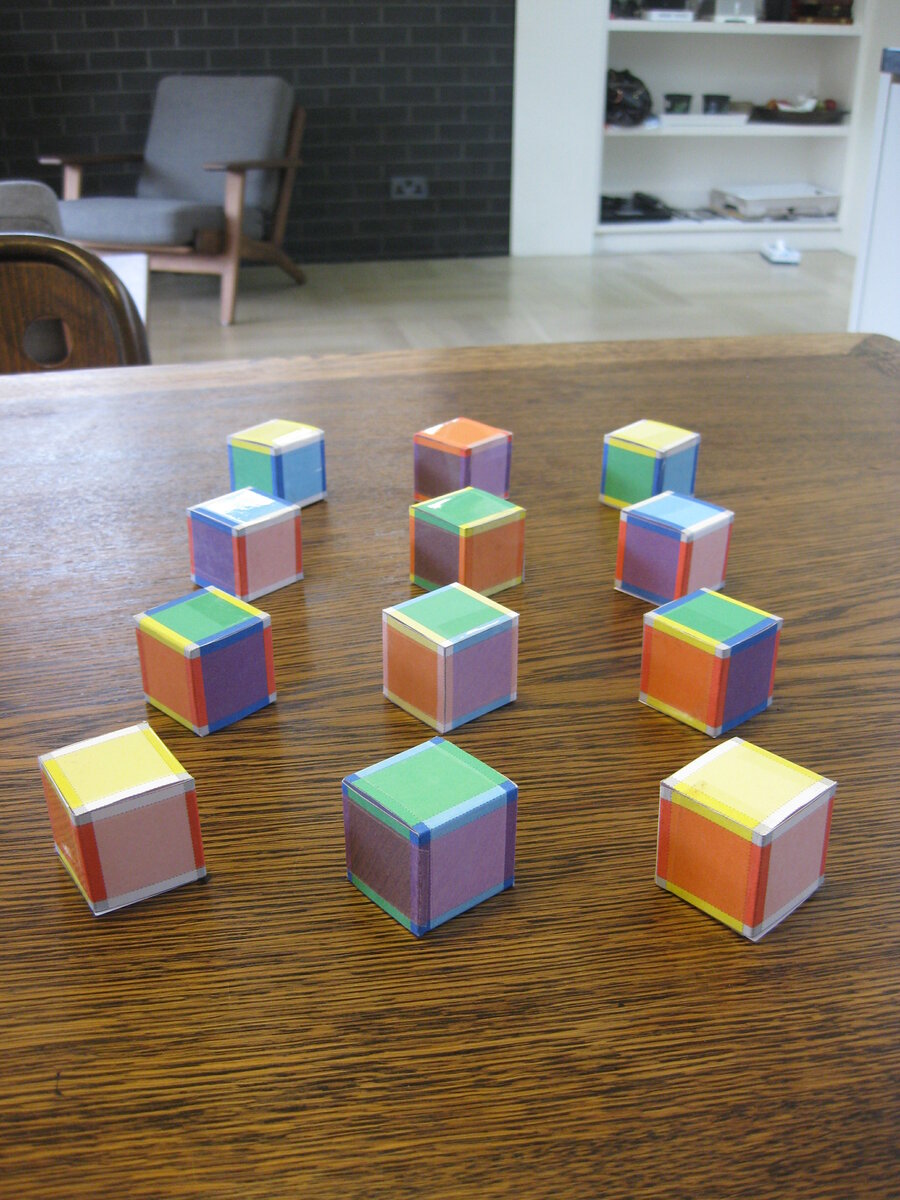 Удивительные кубы Хинтона, которые позволяют каждому увидеть четырехмерный мир - 13
