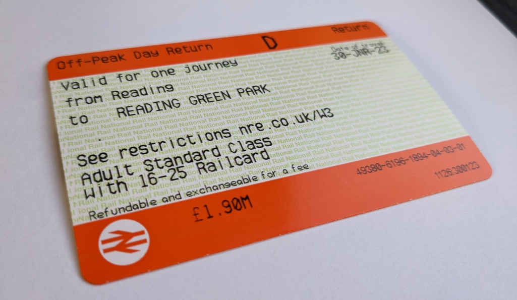 Реверс-инжиниринг британских билетов на поезд - 1