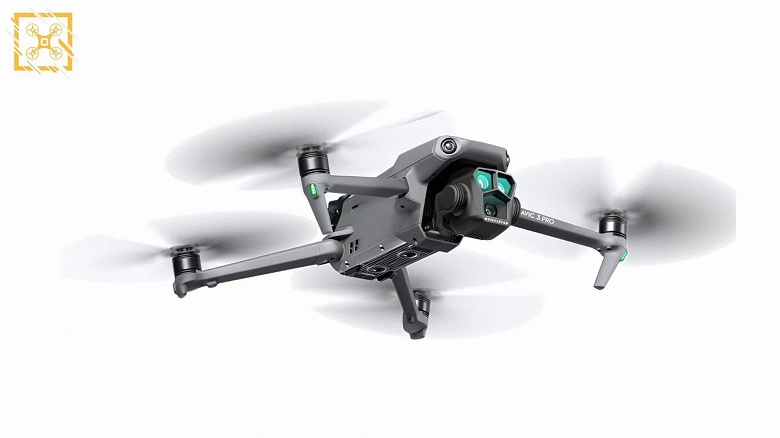 Таким будет дрон DJI Mavic 3 Pro. Опубликованы качественные рендеры новинки, оснащенной тройной камерой