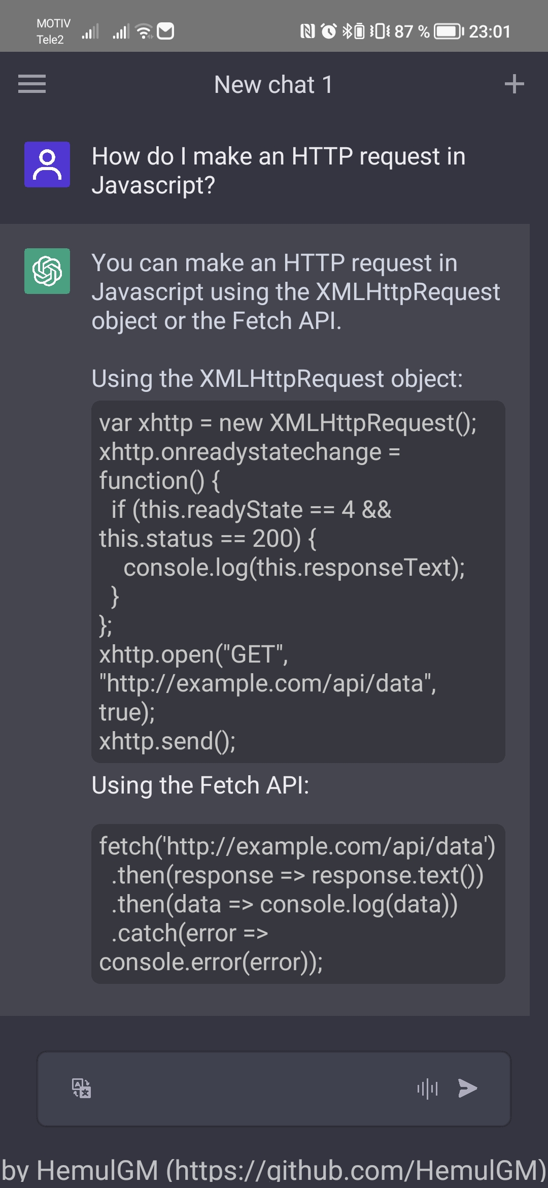 Кроссплатформенный клиент для ChatGPT - 4 Кроссплатформенный клиент для ChatGPT - 4