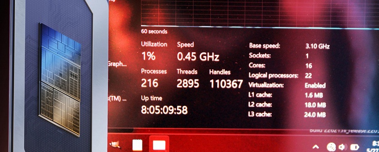 Intel впервые показала в работе свой необычный CPU Meteor Lake. Возможно, его малые ядра &laquo;разбросаны&raquo; по разным чиплетам