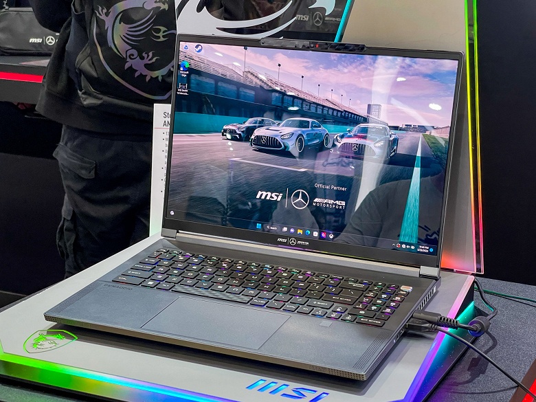 MSI + Mercedes-AMG=ноутбук Stealth 16 Mercedes-AMG Motorsport. Мощную модель представили на Computex 2023