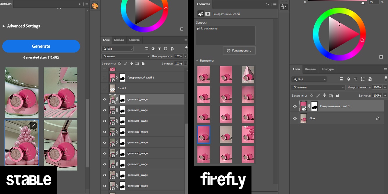 Stable vs Photoshop: сравнение генераций - 5