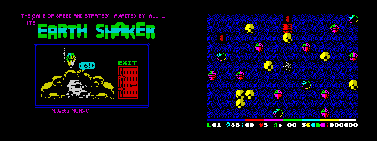 Игра Earth Shaker.