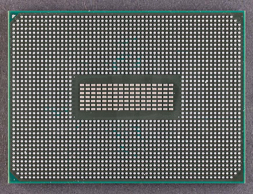 Строение кристалла микропроцессора Эльбрус 8св - 4