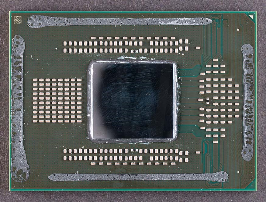 Строение кристалла микропроцессора Эльбрус 8св - 5
