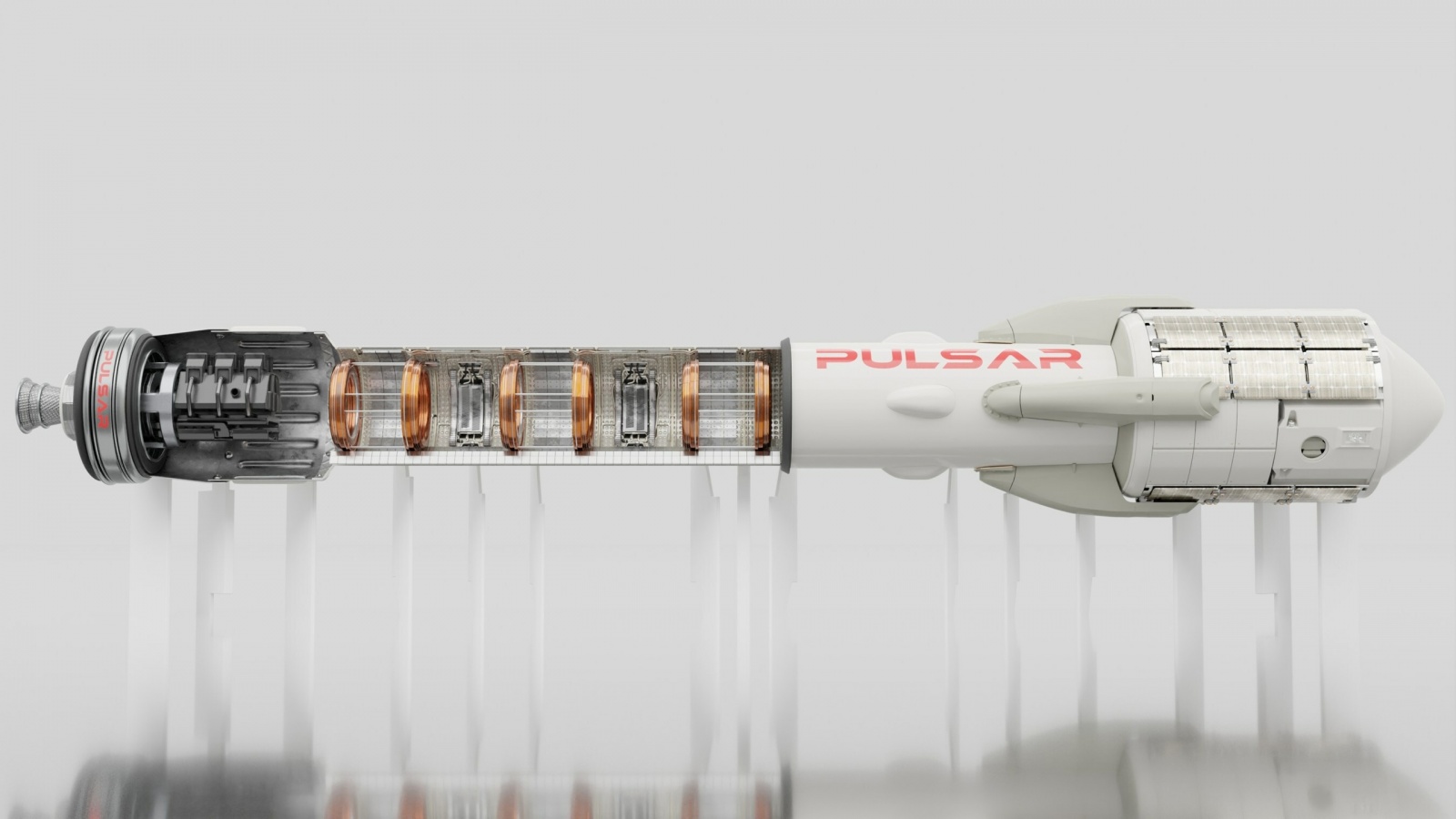 Ракета Pulsar Fusion с двигателем DFD