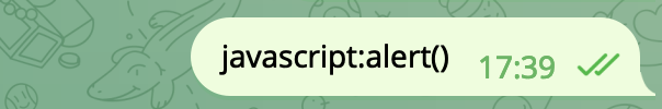 История одной XSS в Telegram - 1 История одной XSS в Telegram - 1