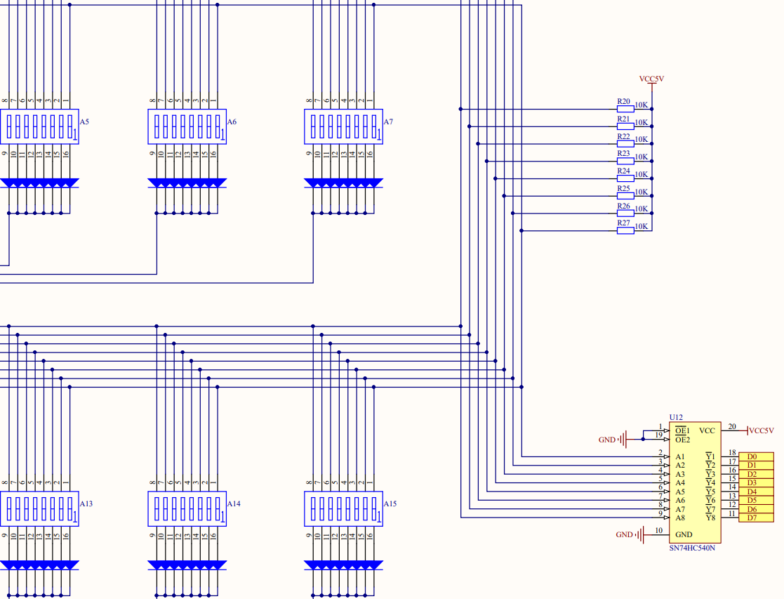 Действующий процессор на 13 микросхемах стандартной логики - 10