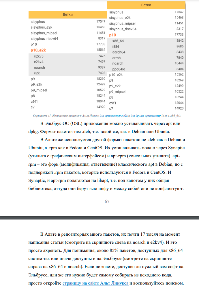 Скриншот 10. Выдержка из моей статьи с обзором Эльбрус 8С.