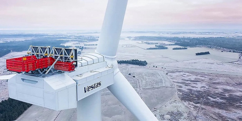 Одна ветряная турбина сгенерировала за сутки рекордные 363 МВт•ч электроэнергии. Это сделал прототип Vestas V236-15.0 MW