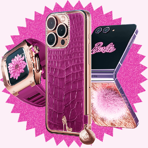 Розовые и пушистые: в России представили &laquo;Барбифоны&raquo; и &laquo;Барби-часы&raquo; на основе Samsung Galaxy Z Flip5, iPhone 15 Pro и Apple Watch 9