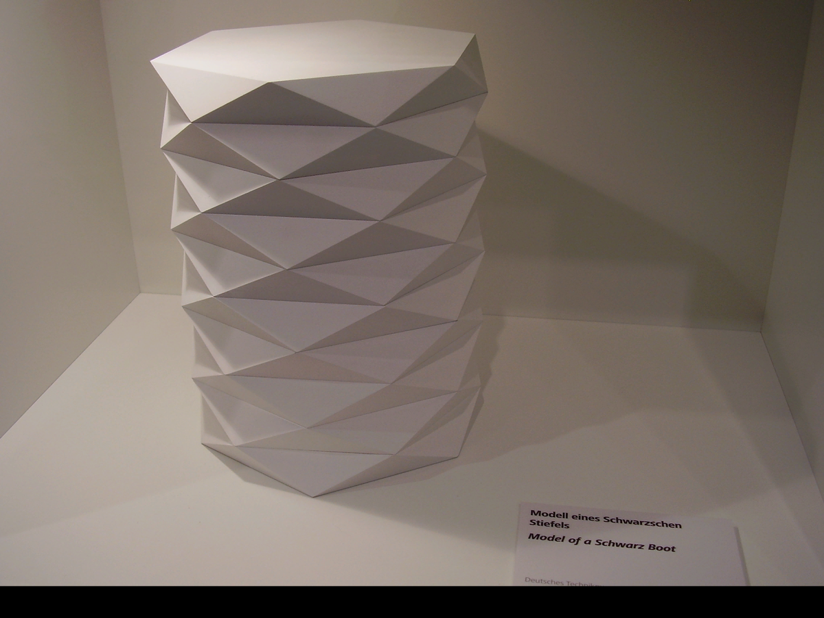 Сапог Шварца — парадоксальный «цилиндр», который может иметь бесконечную площадь - 6 Сапог Шварца — парадоксальный «цилиндр», который может иметь бесконечную площадь - 6