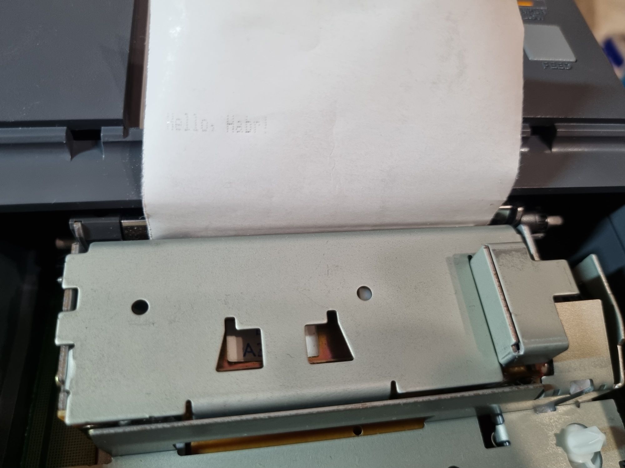 Запускаем матричный принтер от старого банковского терминала - 26