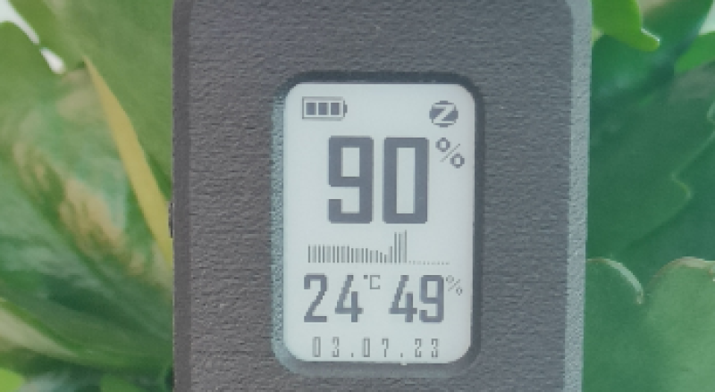 Zigbee датчик влажности почвы с E-Ink дисплеем eFlora - 16