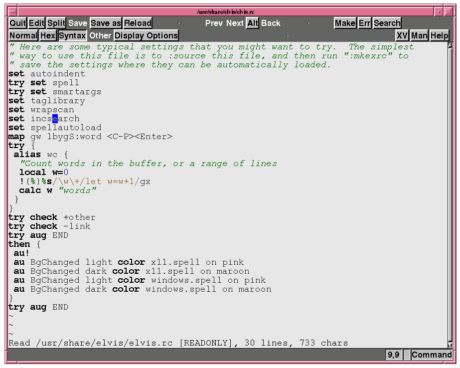 Зарождение и эволюция редакторов Vi и Vim - 12