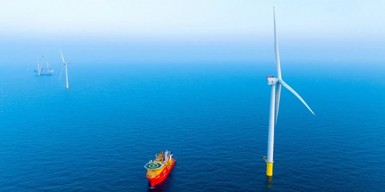 Великобритания получила первую энергию от строящейся самой мощной оффшорной ветроэлектростанции