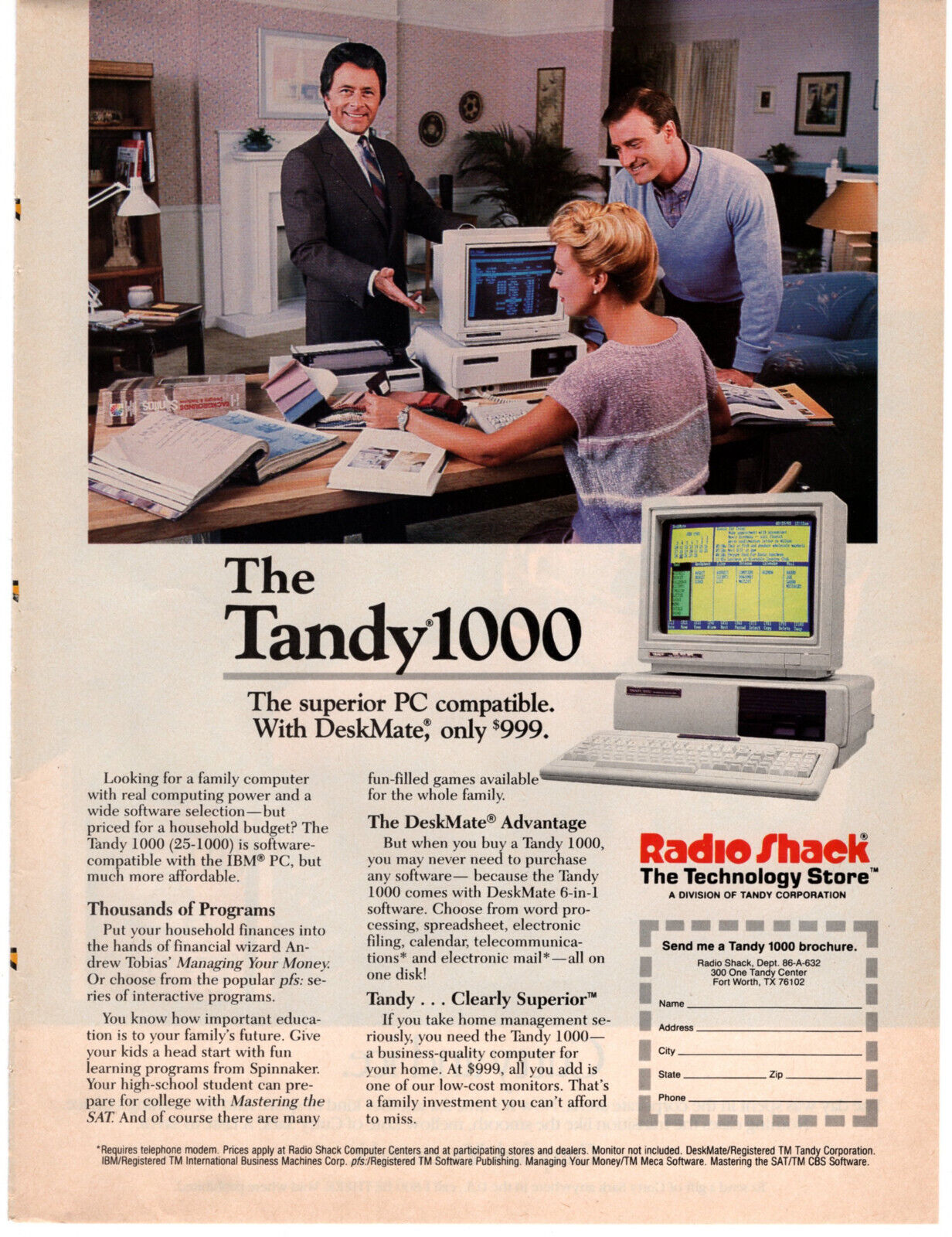Лучше IBM PC, дешевле Apple. История компьютера Tandy 1000 - 3 Лучше IBM PC, дешевле Apple. История компьютера Tandy 1000 - 3