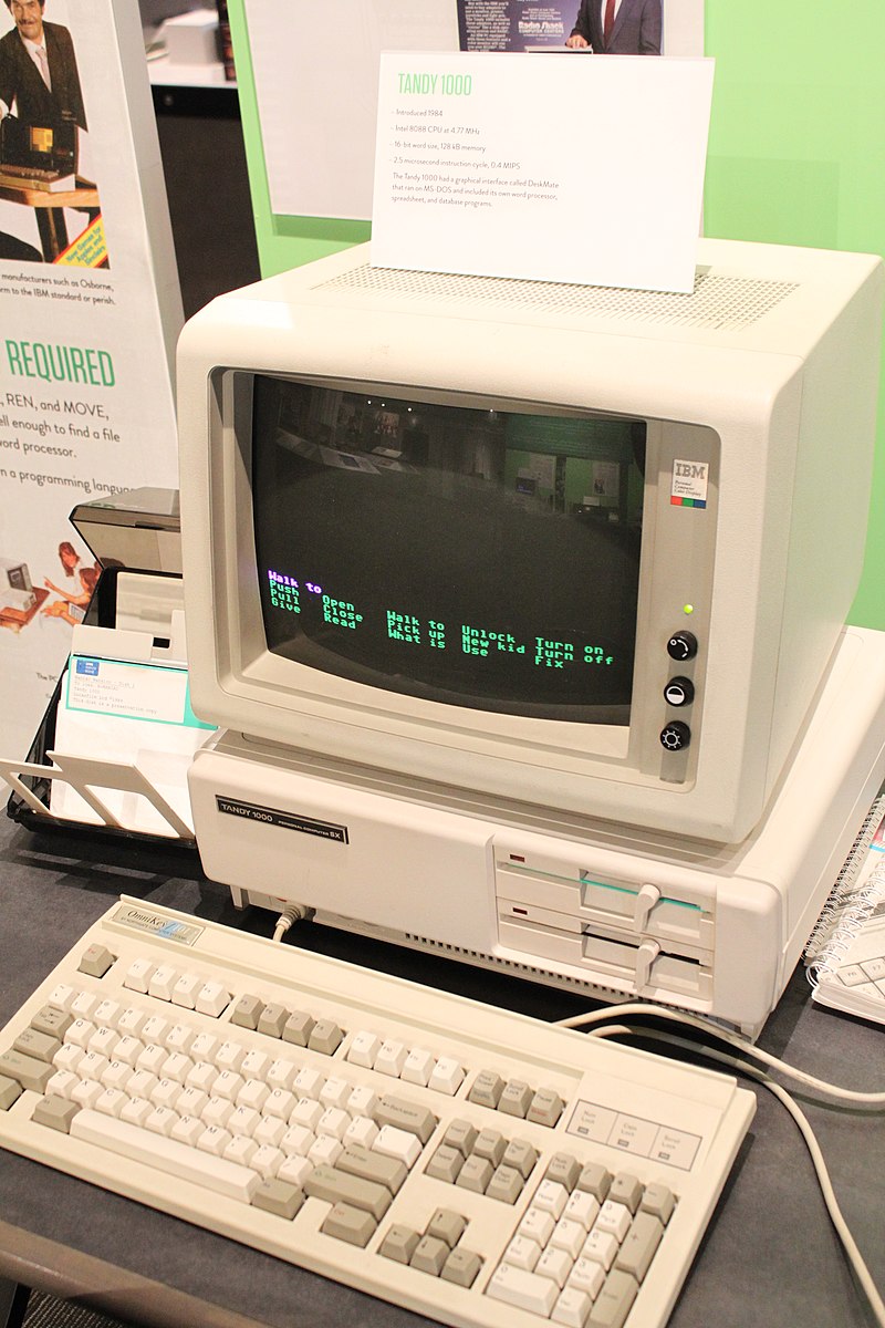 Лучше IBM PC, дешевле Apple. История компьютера Tandy 1000 - 7 Лучше IBM PC, дешевле Apple. История компьютера Tandy 1000 - 7