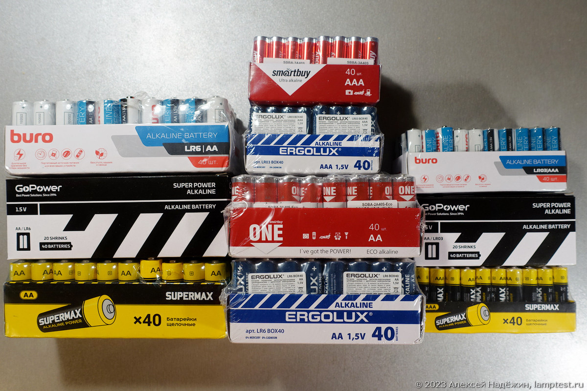 Тест самых выгодных батареек AA и AAA - 2 Тест самых выгодных батареек AA и AAA - 2