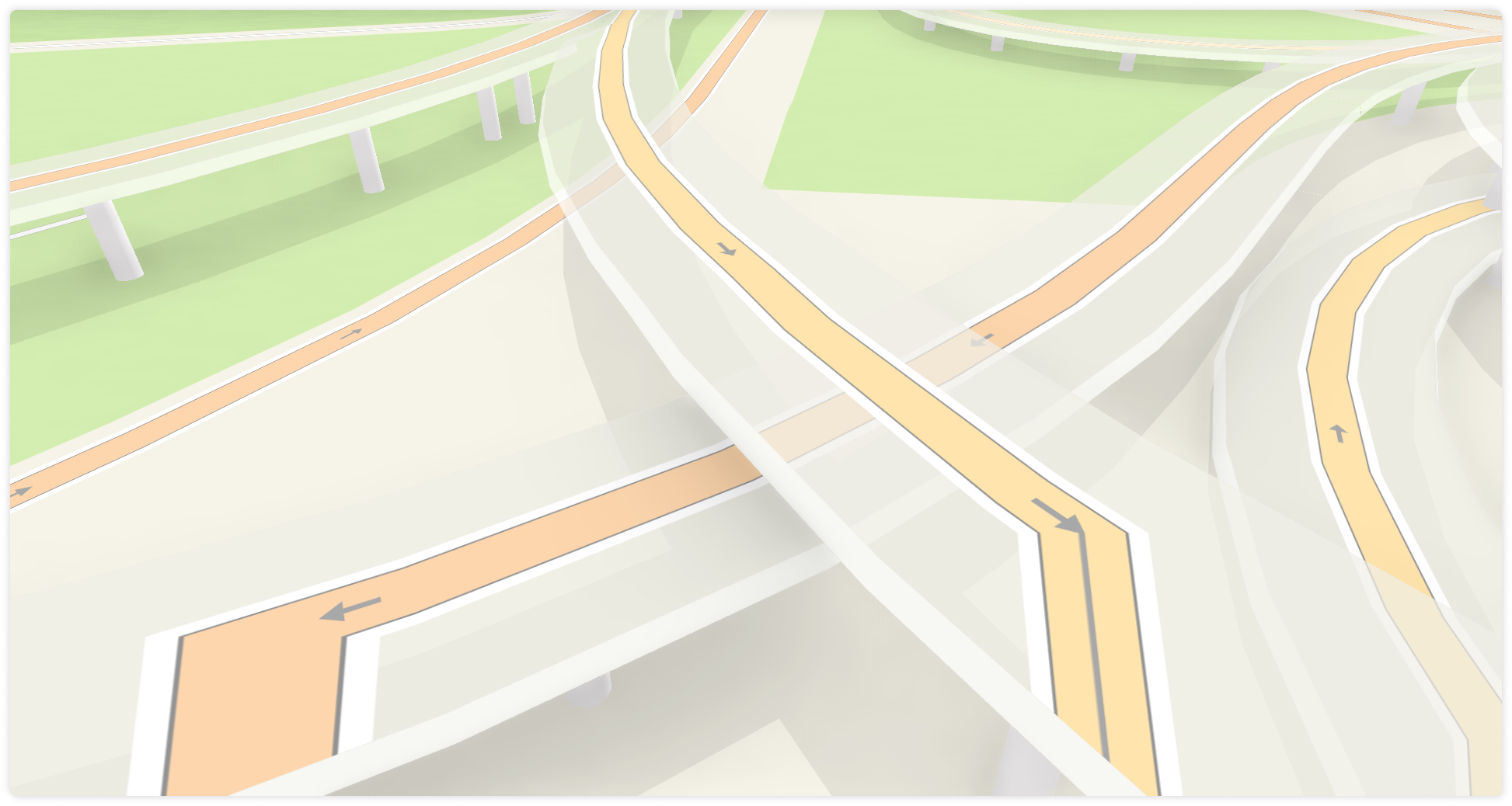 Рендеринг трёхмерных развязок, мостов и тоннелей для реалистичных карт - 20