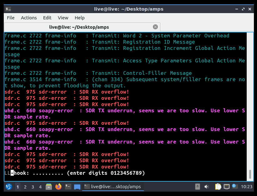 Как запустить сотовую сеть стандарта AMPS при помощи SDR - 27