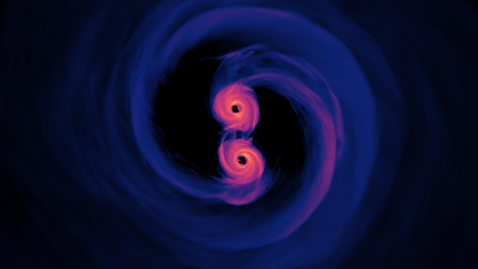 Когда две чёрные дыры сливаются, значительная часть их массы может превратиться в энергию за один очень короткий промежуток времени. Но в течение гораздо более длительного периода времени существует более ранняя стадия, когда эти чёрные дыры вращаются с периодом 1-10 лет, и время пульсаров может быть чувствительным к совокупному эффекту этих систем во всём космосе. Сверхмассивные чёрные дыры могут расти в основном за счёт таких типов слияний.