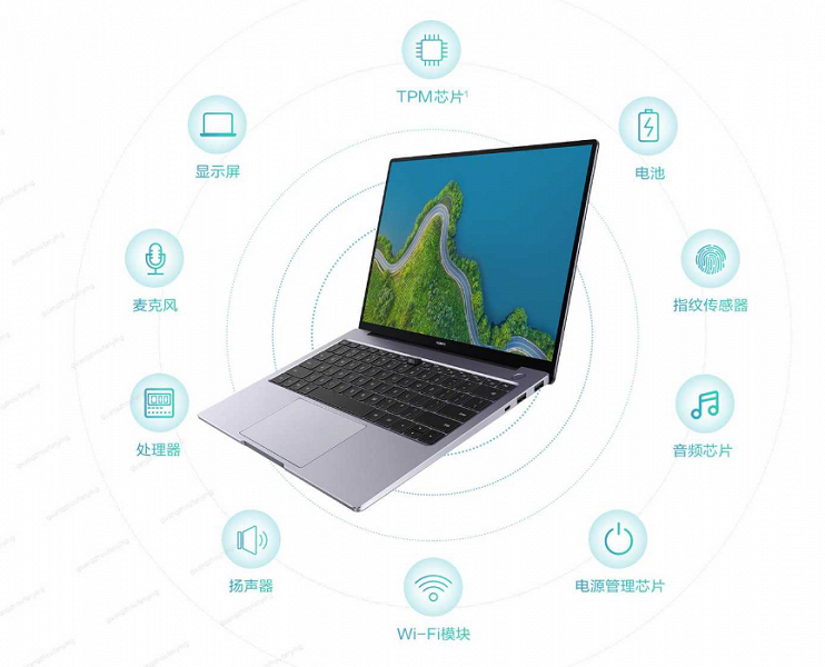 В Китае представлен «санкционно устойчивый» ноутбук Qingyun L540 на базе 5-нанометрового процессора Huawei Kirin 9006C