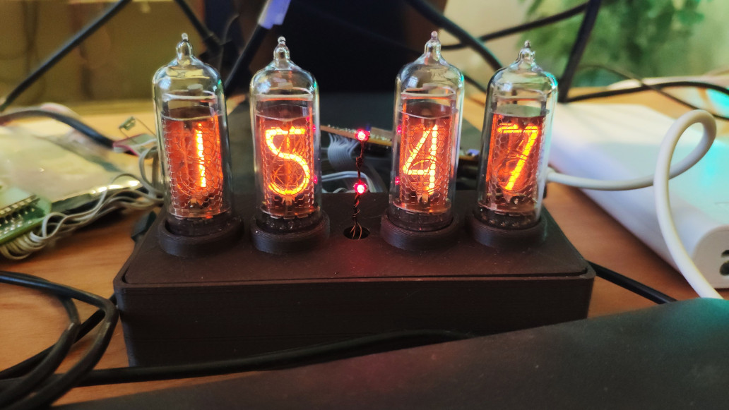 Технологии прошлого и настоящего: как я сделал Nixie Clock с самодельным драйвером на ESP8266 - 23