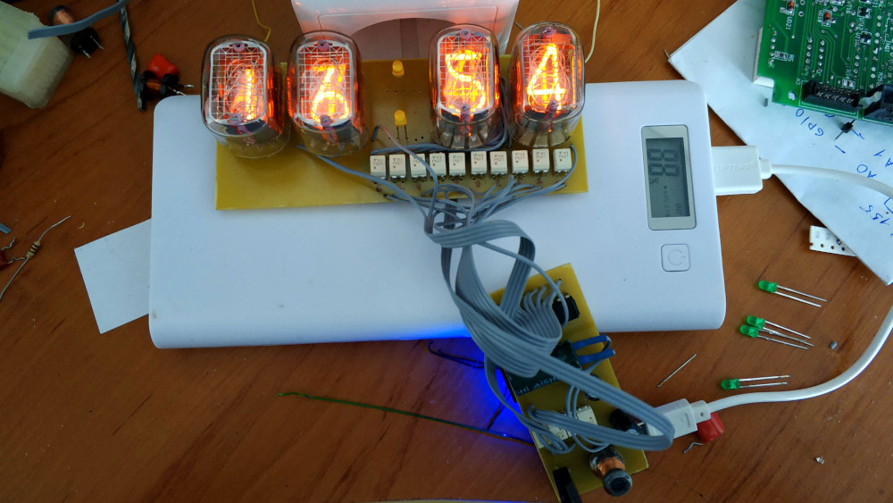 Технологии прошлого и настоящего: как я сделал Nixie Clock с самодельным драйвером на ESP8266 - 27