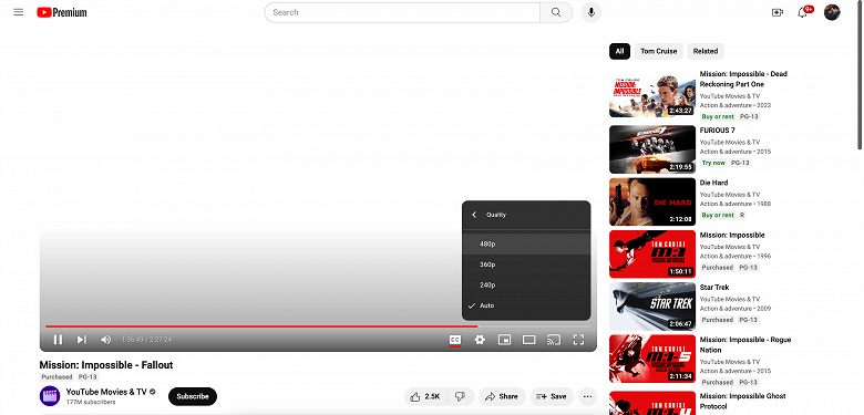 Пандемия COVID-19 прошла, а ограничения остались: YouTube всё ещё показывает фильмы в урезанном качестве - 2 Пандемия COVID-19 прошла, а ограничения остались: YouTube всё ещё показывает фильмы в урезанном качестве