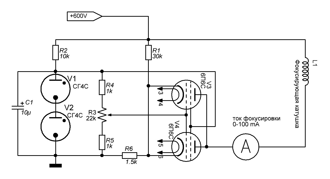 Ламповый дисплей для компьютера. Часть 2 – ускорение и фокусировка электронов в ЭЛТ - 23 image