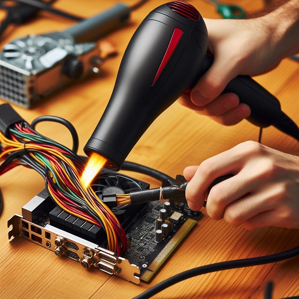 Seasonic советует нагревать кабель с пожароопасным разъёмом 12VHPWR... феном. Это нужно, чтобы согнуть кабель перед подключением - 1 Seasonic советует нагревать кабель с пожароопасным разъёмом 12VHPWR... феном. Это нужно, чтобы согнуть кабель перед подключением