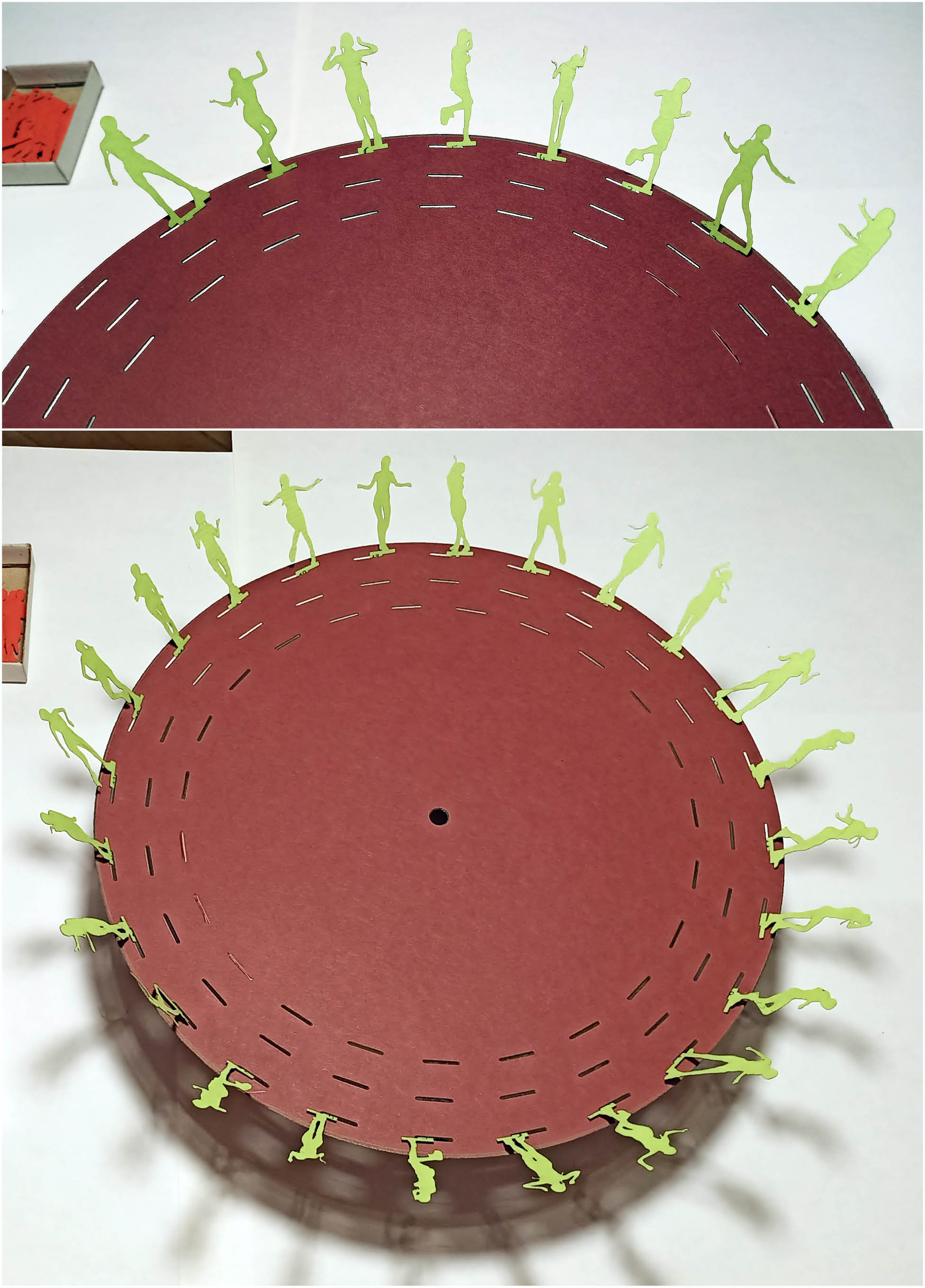 Новогодний DIY «Я танцую прямо на столе». Делаем свою настольную дискотеку — зоотроп - 25 Новогодний DIY «Я танцую прямо на столе». Делаем свою настольную дискотеку — зоотроп - 25