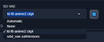 Quick Settings - VAE