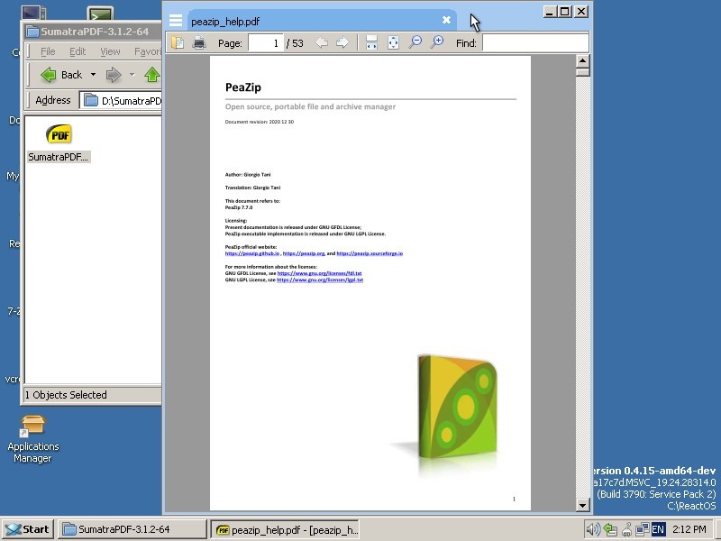 Еще один год из жизни ReactOS - 18 Еще один год из жизни ReactOS - 18