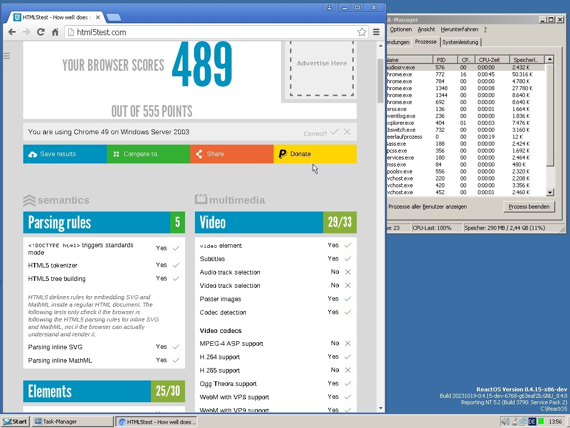 Еще один год из жизни ReactOS - 35 Еще один год из жизни ReactOS - 35