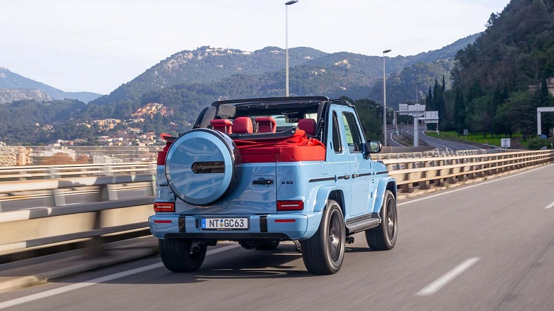 585-сильный Mercedes-AMG G 63 превратили в кабриолет за 1,2 млн евро. Ему приделали сзади мини-двери