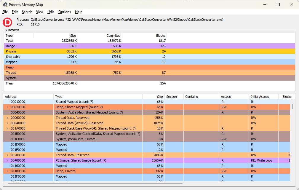 Process Memory Map - 1