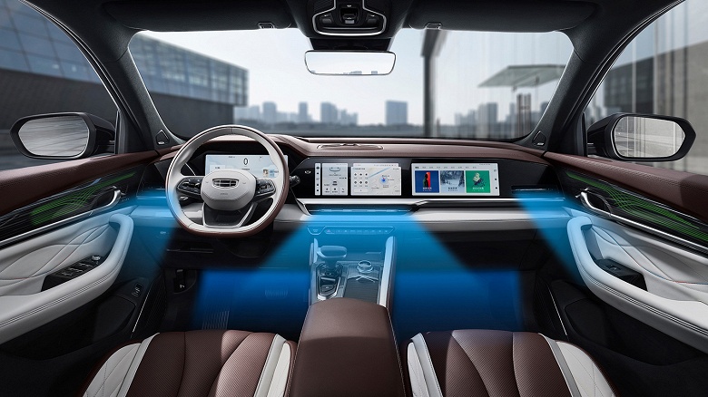 Представлен Geely Monjaro L 2024. 218 л.с., «робот» и двухцветный кожаный салон за 19,5 тыс. долларов - 2 Представлен Geely Monjaro L 2024. 218 л.с., «робот» и двухцветный кожаный салон за 19,5 тыс. долларов