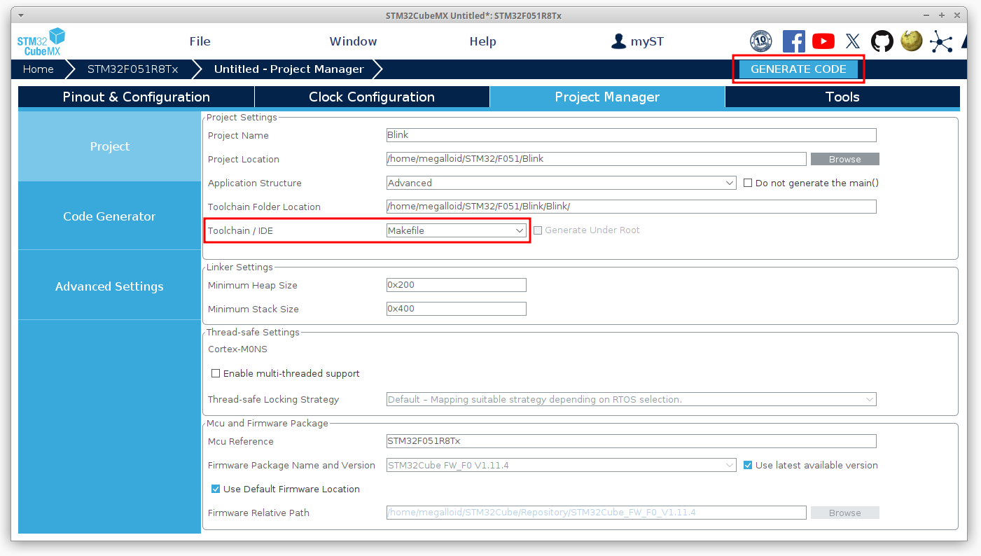 STM32. Подготавливаем среду разработки в Linux - 10 STM32. Подготавливаем среду разработки в Linux - 10